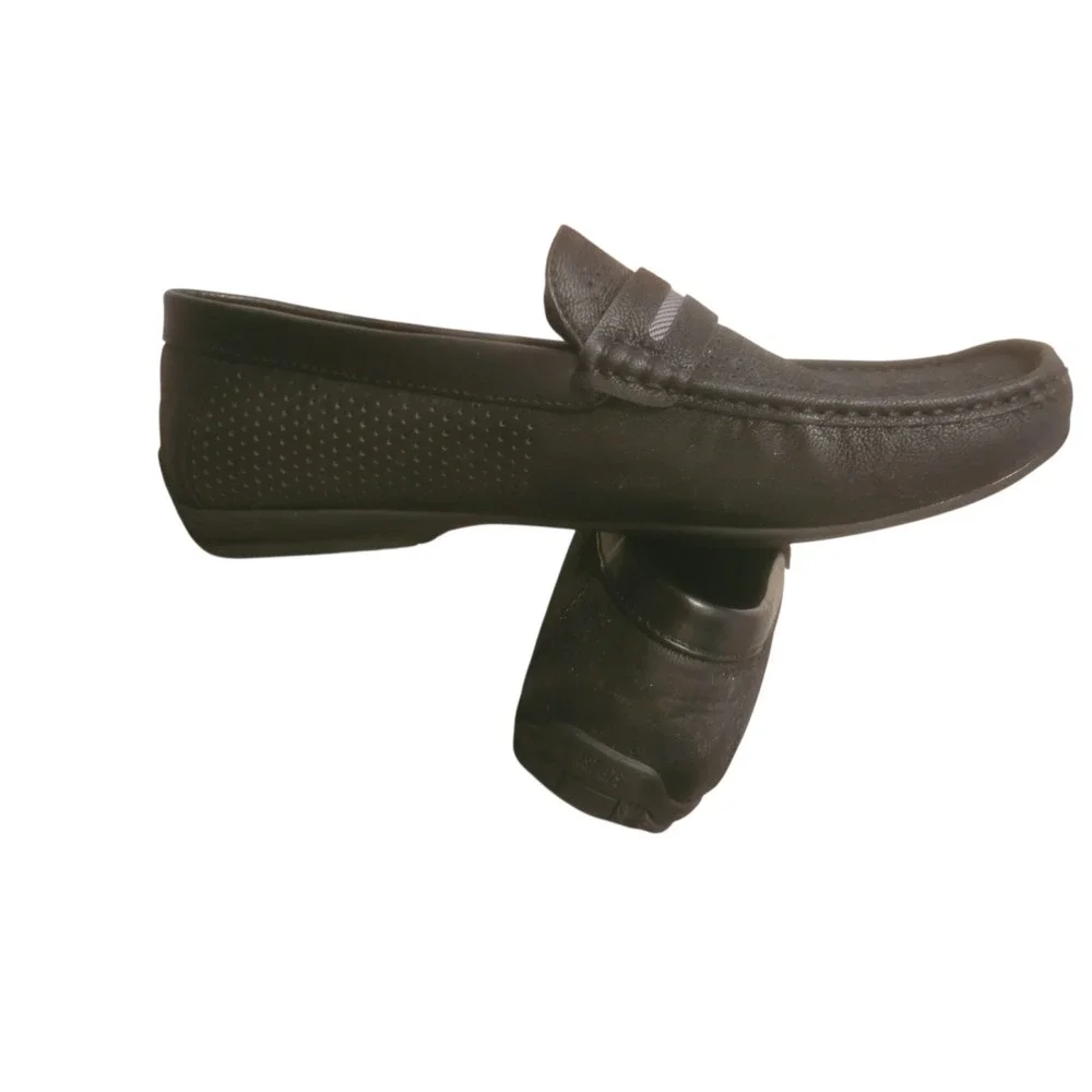 Stacy Addams Loafers Perforated Shoes Mens Suede Slip-on  12M‎